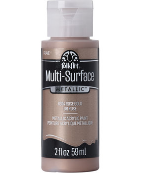 Folkart Multi-Surface Metallic Rose Gold 2 fl oz (6304)
