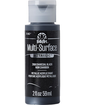 Folkart Multi-Surface Metallic Charcoal Black 2 fl oz (2968) (DISCONTINUED)
