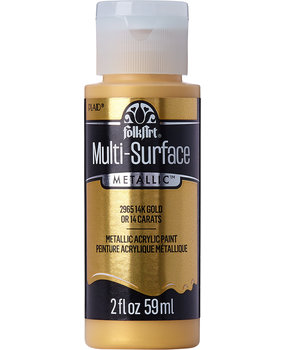 Folkart Multi-Surface Metallic 14K Gold 2 fl oz (2965)