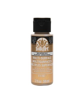 Folkart Multi-Surface Metallic Antique Gold 2 fl oz (6302)