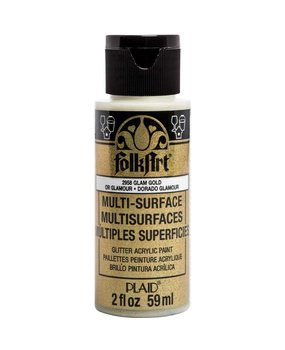 Folkart Multi-Surface Glitter Glam Gold 2 fl oz (2958) (DISCONTINUED)