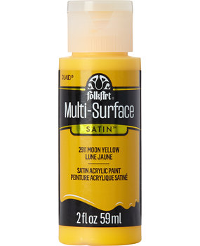 Folkart Multi-Surface Satin Moon Yellow 2 fl oz (2911)