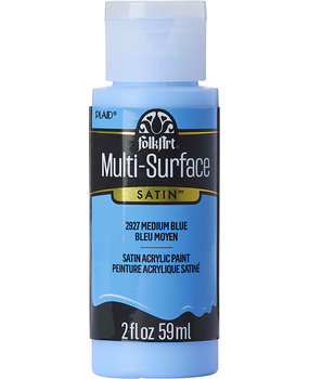 Folkart Multi-Surface Satin Medium Blue 2 fl oz (2927) (DISCONTINUED)