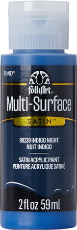 Folkart Multi-Surface Satin Indigo Night 2 fl oz (99239) (DISCONTINUED) Folkart Multi-Surface Satin Indigo Night 2 fl oz (99239) (DISCONTINUED)