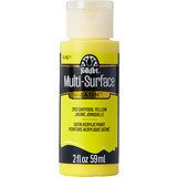 Folkart Multi-Surface Satin Daffodil Yellow 2 fl oz (2912)