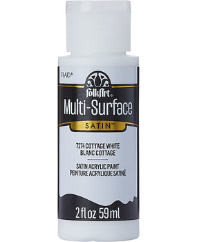 Folkart Multi-Surface Satin Cottage White 2 fl oz (7274)