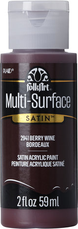 Folkart Multi-Surface Satin Berry Wine 2 fl oz (2941) Folkart Multi-Surface Satin Berry Wine 2 fl oz (2941)