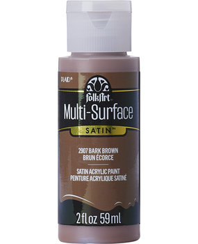 Folkart Multi-Surface Satin Bark Brown 2 fl oz (2907) (DISCONTINUED)