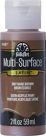 Folkart Multi-Surface Satin Bark Brown 2 fl oz (2907) (DISCONTINUED) Folkart Multi-Surface Satin Bark Brown 2 fl oz (2907) (DISCONTINUED)