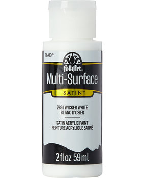 Folkart Multi-Surface Satin Wicker White 2 fl oz (2894)