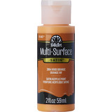 Folkart Multi-Surface Satin Vivid Orange 2 fl oz (2904) (DISCONTINUED)
