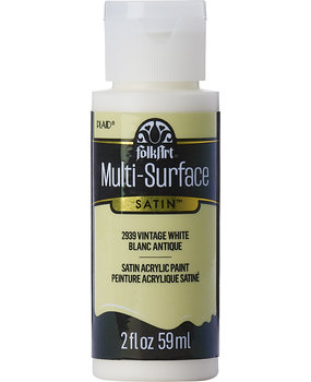Folkart Multi-Surface Satin Vintage White 2 fl oz (2939)
