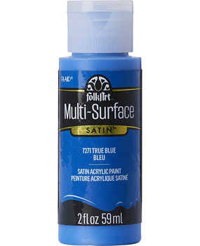 Folkart Multi-Surface Satin True Blue 2 fl oz (7271)