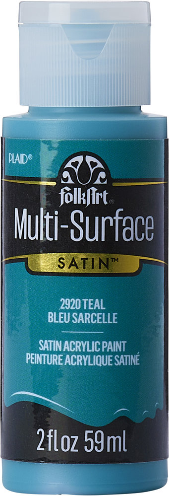 Folkart Multi-Surface Satin Teal 2 fl oz (2920) Folkart Multi-Surface Satin Teal 2 fl oz (2920)