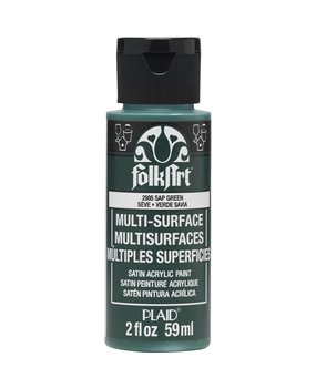 Folkart Multi-Surface Satin Sap Green 2 fl oz (2985) (DISCONTINUED)