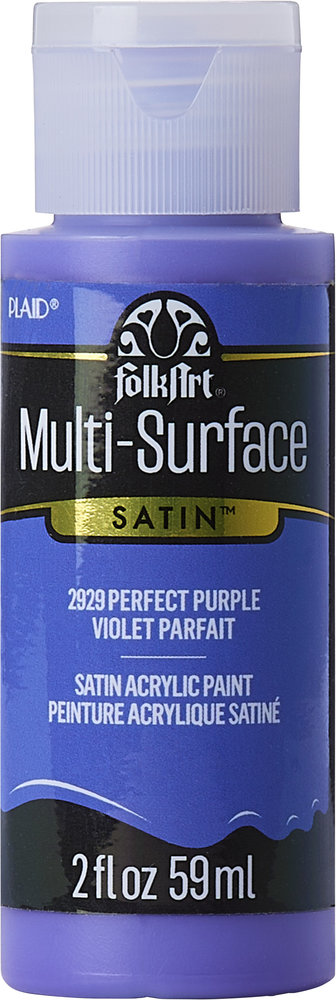Folkart Multi-Surface Satin Perfect Purple 2 fl oz (2929) (DISCONTINUED) Folkart Multi-Surface Satin Perfect Purple 2 fl oz (2929) (DISCONTINUED)