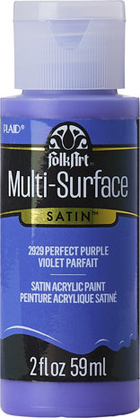 Folkart Multi-Surface Satin Perfect Purple 2 fl oz (2929) (DISCONTINUED) Folkart Multi-Surface Satin Perfect Purple 2 fl oz (2929) (DISCONTINUED)