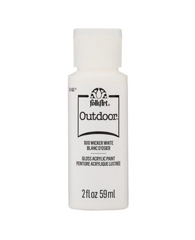 Folkart Outdoor Wicker White 2 fl oz (1610)