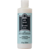 Folkart Satin Varnish Non-Yellowing Sealer 8 fl oz (49907) (DISCONTINUED)