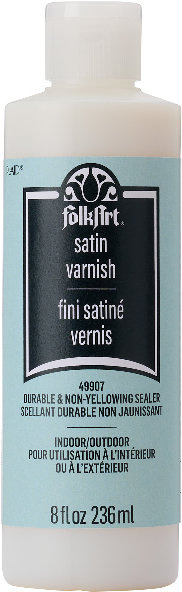 Satin Varnish NonYellowing Sealer 8 fl oz (49907) Craftlines B.V.