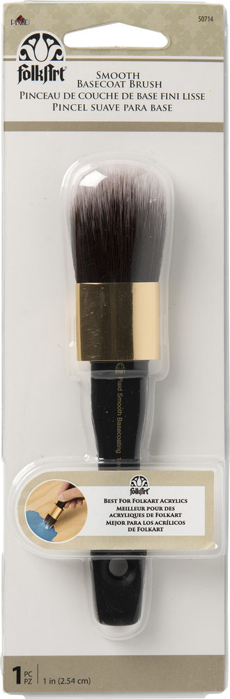 Folkart Smooth Basecoat Brush 1 Inch (50714) Folkart Smooth Basecoat Brush 1 Inch (50714)
