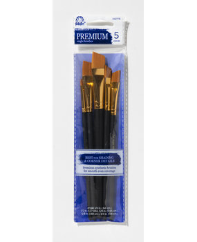 Folkart Premium Angle Brushes (5pcs) (44277E)