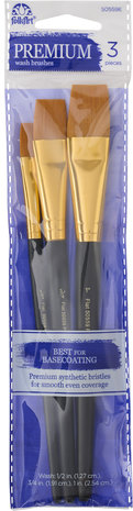 Folkart Premium Wash Brushes (3pcs) (50559E) Folkart Premium Wash Brushes (3pcs) (50559E)