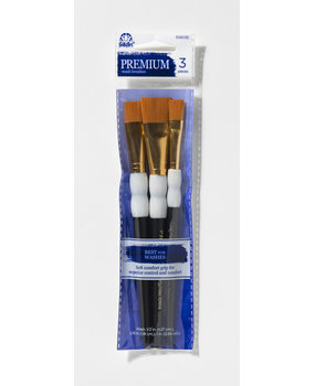 Folkart Premium Wash Brushes Soft Grip (3pcs) (50603E) (DISCONTINUED)