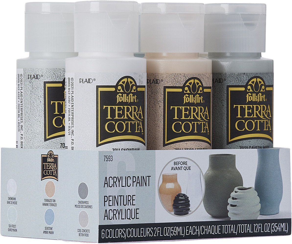 Folkart Terra Cotta Paint Set Desert Chic 6x2 fl oz (7593) (DISCONTINUED) Folkart Terra Cotta Paint Set Desert Chic 6x2 fl oz (7593) (DISCONTINUED)
