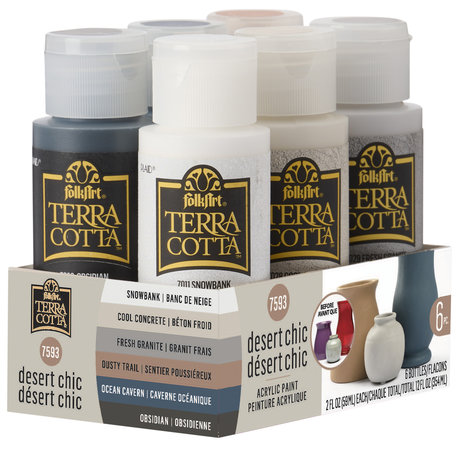 Folkart Terra Cotta Paint Set Desert Chic 6x2 fl oz (7593) (DISCONTINUED) Folkart Terra Cotta Paint Set Desert Chic 6x2 fl oz (7593) (DISCONTINUED)