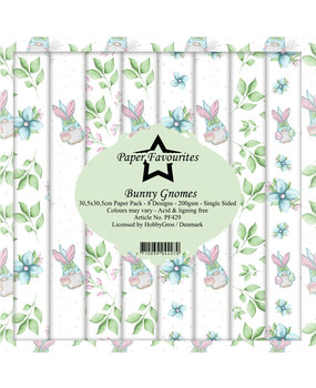 Paper Favourites Bunny Gnomes 12x12 Inch Paper Pack (PF429) (DISCONTINUED)