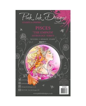 Pink Ink Designs Pisces "The Empath" A5 Clear Stamps (PI205) (OUTLET)