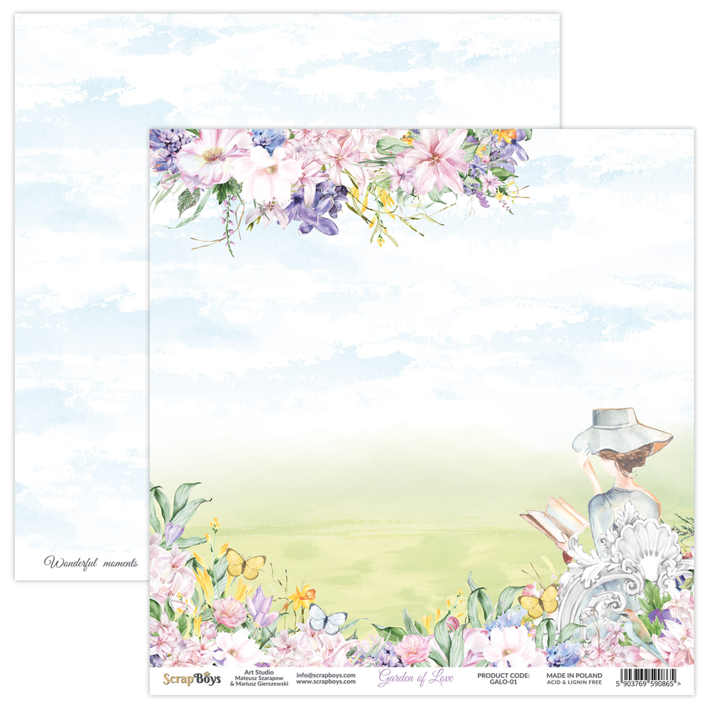 ScrapBoys Garden Of Love 6x6 Inch Paper Pad (GALO-09) (DISCONTINUED) ScrapBoys Garden Of Love 6x6 Inch Paper Pad (GALO-09) (DISCONTINUED)
