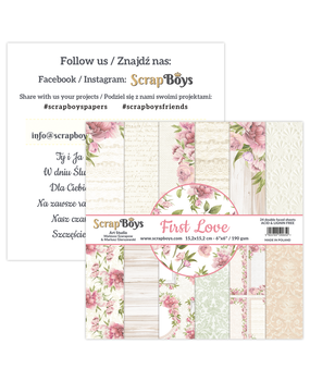 ScrapBoys First Love 6x6 Inch Paper Pad (FILO-09) (DISCONTINUED)