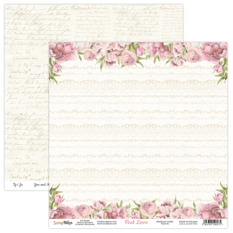 ScrapBoys First Love 8x8 Inch Paper Pad (FILO-10) (DISCONTINUED) ScrapBoys First Love 8x8 Inch Paper Pad (FILO-10) (DISCONTINUED)