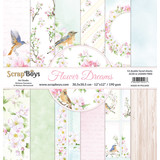 ScrapBoys Flower Dreams 12x12 Inch Paper Pack (FLDR-08) (DISCONTINUED)