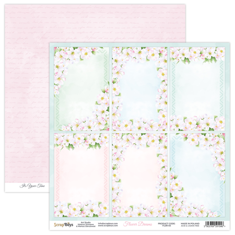 ScrapBoys Flower Dreams 12x12 Inch Paper Pack (FLDR-08) (DISCONTINUED) ScrapBoys Flower Dreams 12x12 Inch Paper Pack (FLDR-08) (DISCONTINUED)
