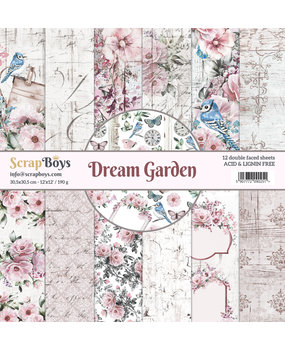 ScrapBoys Dream Garden 12x12 Inch Paper Pack (DRGA-08) (DISCONTINUED)