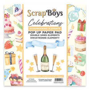 ScrapBoys 6x6 Inch Pop Up Paper Pads