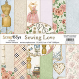 ScrapBoys Sewing Love 6x6 Inch Paper Pad (SELO-09) (DISCONTINUED)