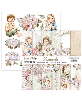 ScrapBoys Moments 6x6 Inch Paper Pad (MOME-09) (DISCONTINUED)