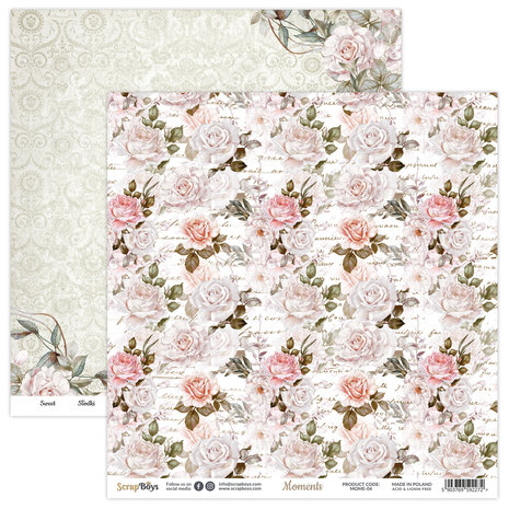 ScrapBoys Moments 6x6 Inch Paper Pad (MOME-09) (OUTLET)