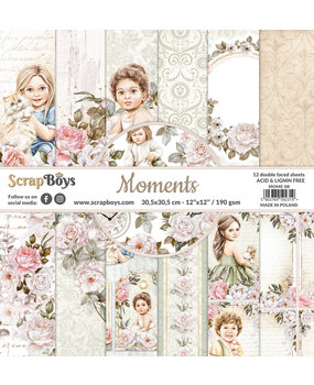 ScrapBoys Moments 12x12 Inch Paper Pack (MOME-08) (DISCONTINUED)