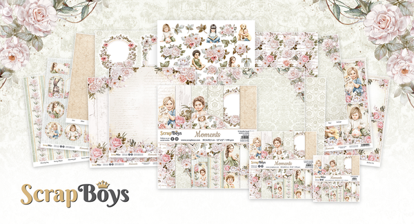 ScrapBoys Moments 12x12 Inch Paper Pack (MOME-08) (OUTLET)