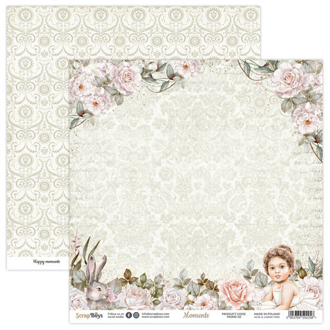 ScrapBoys Moments 12x12 Inch Paper Pack (MOME-08) (OUTLET)