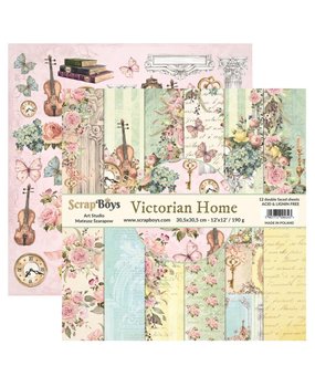 ScrapBoys Victorian Home 12x12 Inch Paper Pack (VIHO-08) (DISCONTINUED)