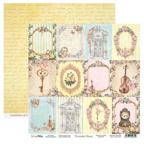 ScrapBoys Victorian Home 8x8 Inch Paper Pad (NE-VIHO-10) (DISCONTINUED) ScrapBoys Victorian Home 8x8 Inch Paper Pad (NE-VIHO-10) (DISCONTINUED)