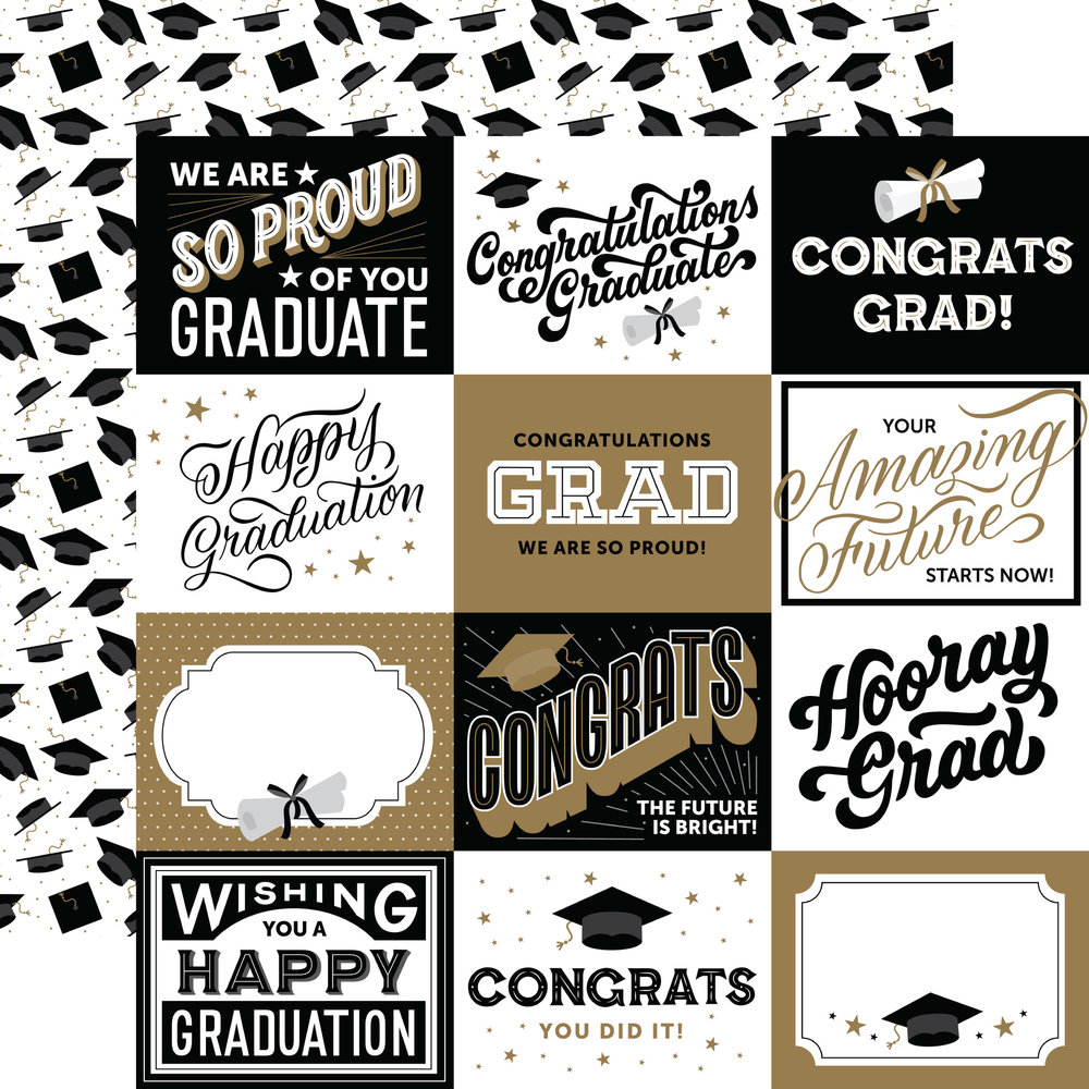 Echo Park Graduation 12x12 Inch Collection Kit (GR298016) (DISCONTINUED) Echo Park Graduation 12x12 Inch Collection Kit (GR298016) (DISCONTINUED)