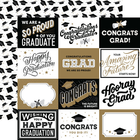 Echo Park Graduation 12x12 Inch Collection Kit (GR298016) (DISCONTINUED) Echo Park Graduation 12x12 Inch Collection Kit (GR298016) (DISCONTINUED)
