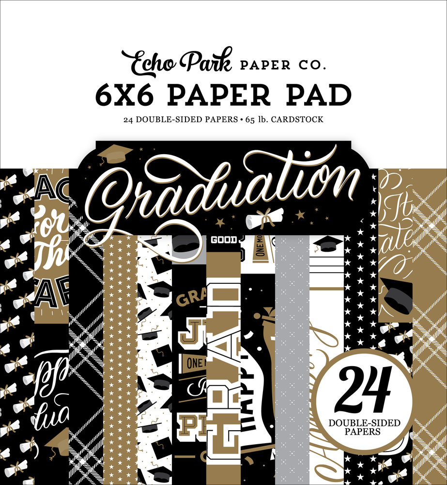 Echo Park Graduation 6x6 Inch Paper Pad (GR298023) (DISCONTINUED)